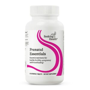 Seeking Health Prenatal Essentials tabletas masticables para embarazo