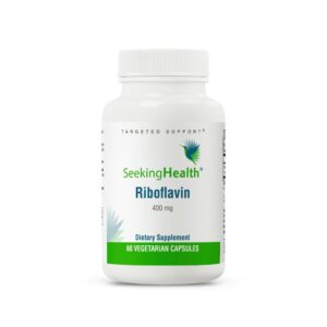Seeking Health Riboflavina vitamina B2 suplemento 60 cápsulas vegetarianas