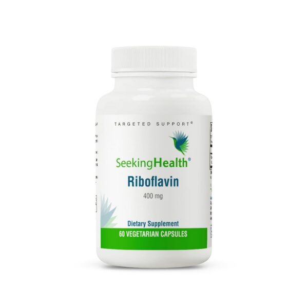 Seeking Health Riboflavina vitamina B2 suplemento 60 cápsulas vegetarianas