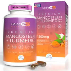 Version 1.0.0 SelecWell cápsulas mangostán y cúrcuma 120 unidades suplemento bienestar