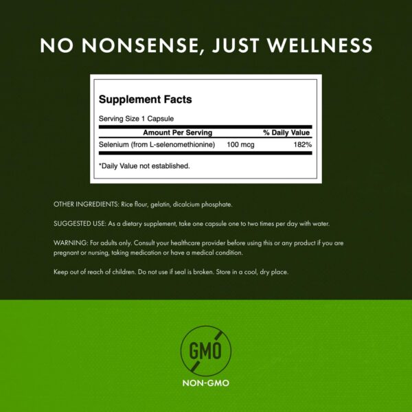 Cápsula de selenio individual