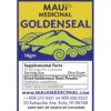 Sello cultivo y empaque en Estados Unidos Goldenseal Maui Medicinal