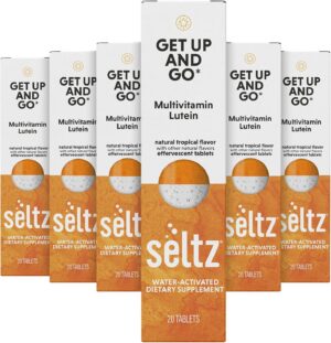 Version 1.0.0 Seltz efervescentes tableta en vaso