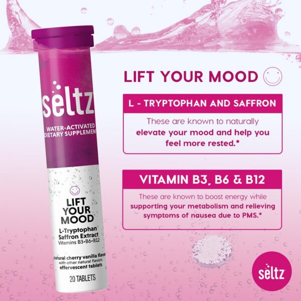 Version 1.0.0 Seltz, tableta efervescente sin azúcar.