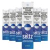 Frente de Seltz vitaminas efervescentes C sauco zinc