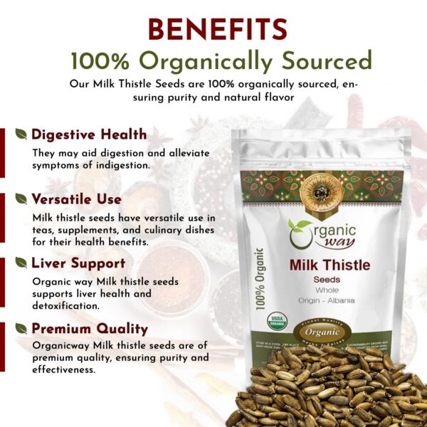 semillas cardo mariano natural orgánico way