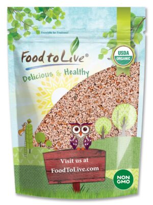 Version 1.0.0 Paquete de semillas de psilio orgánicas enteras Food to Live