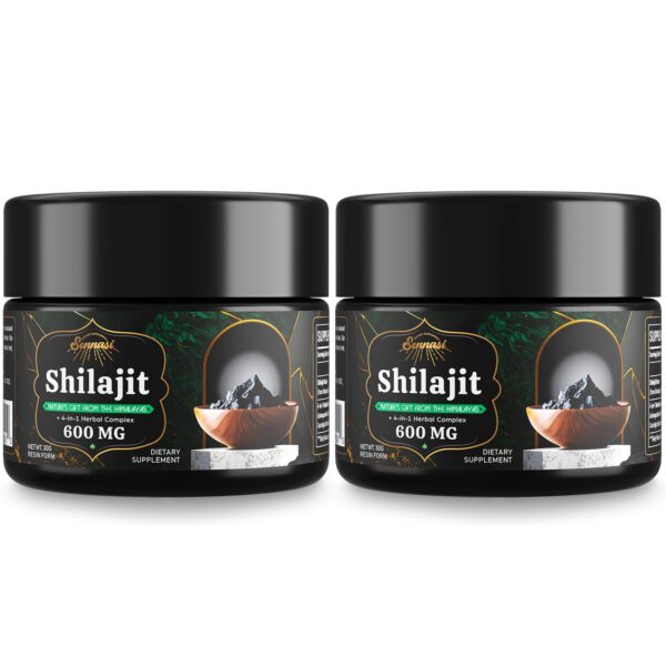 Shilajit Sennasi resina Himalaya frasco