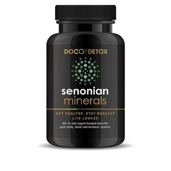 Frasco de Senonian Minerals multivitamínico diario completo