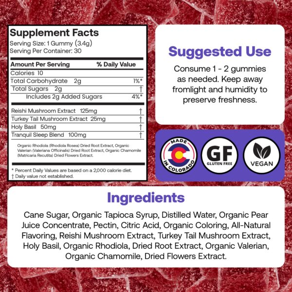 Etiqueta frontal de Sensitiva PM Restful