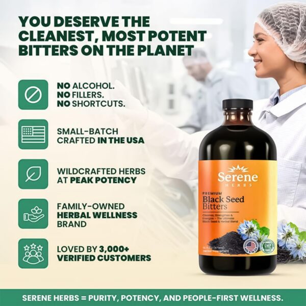 Frasco con gotero de aceite de semilla negra