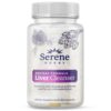 Botella de cápsulas detox para hígado Serene Herbs con ingredientes naturales