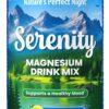 Frente del frasco Serenity Magnesium Drink Mix 15 oz