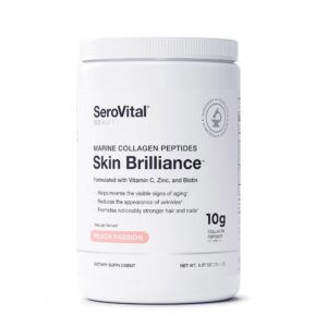 Frasco de Serovital Skin Brilliance colágeno marino polvo