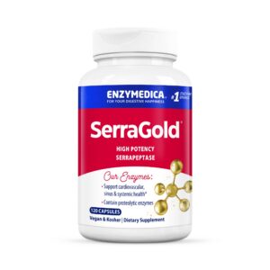 Version 1.0.0 Frasco SerraGold Enzymedica suplemento natural para salud integral