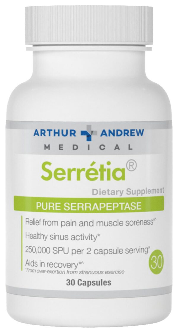 Serretia Serrapeptase 30 cápsulas