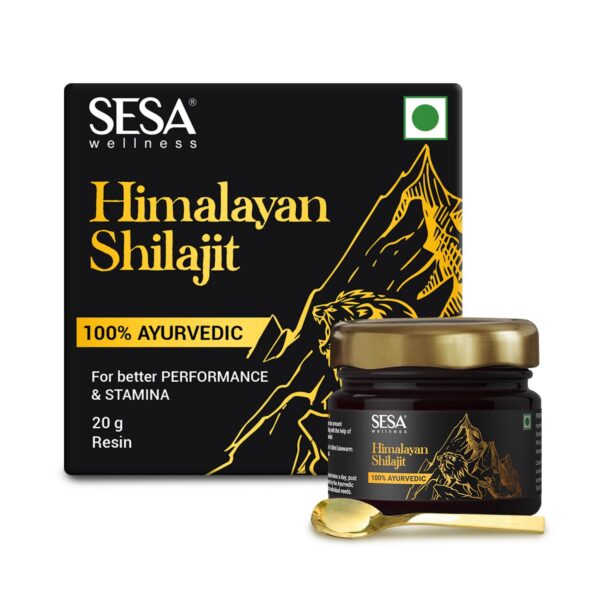 Version 1.0.0 Shilajit Himalayan Resina frasco frontal