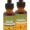 Version 1.0.0 Set de extractos Herb Pharm jengibre y cúrcuma para salud