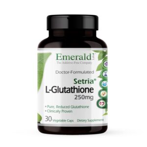 Setria L-Glutatión Emerald Labs envase frontal