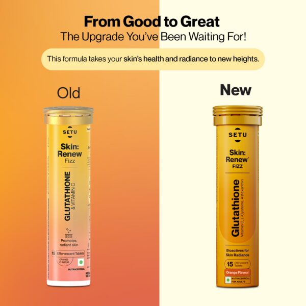 Etiqueta de producto Gluta Fizz de SETU