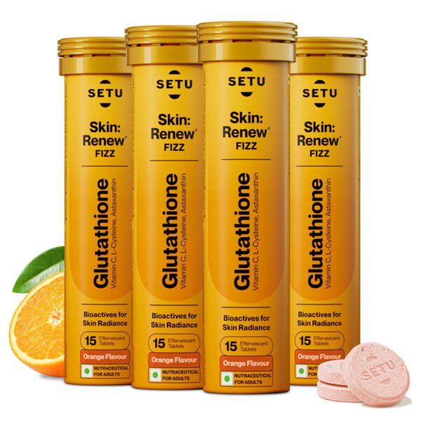 SETU Skin Renew tabletas de glutatión con vitamina C