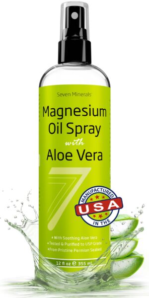 Version 1.0.0 Botella spray aceite magnesio aloe vera 12 oz