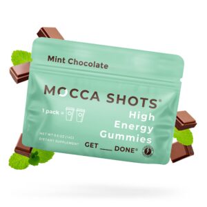 Gomitas SGC Mocca Shots Mint Chocolate en empaque