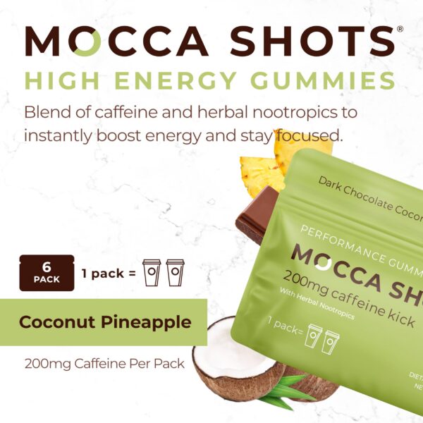 Gomitas Mocca Shots listas para consumir
