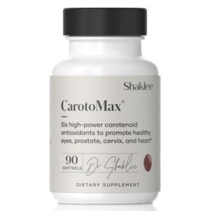 Version 1.0.0 Frontal de la etiqueta CarotoMax Shaklee