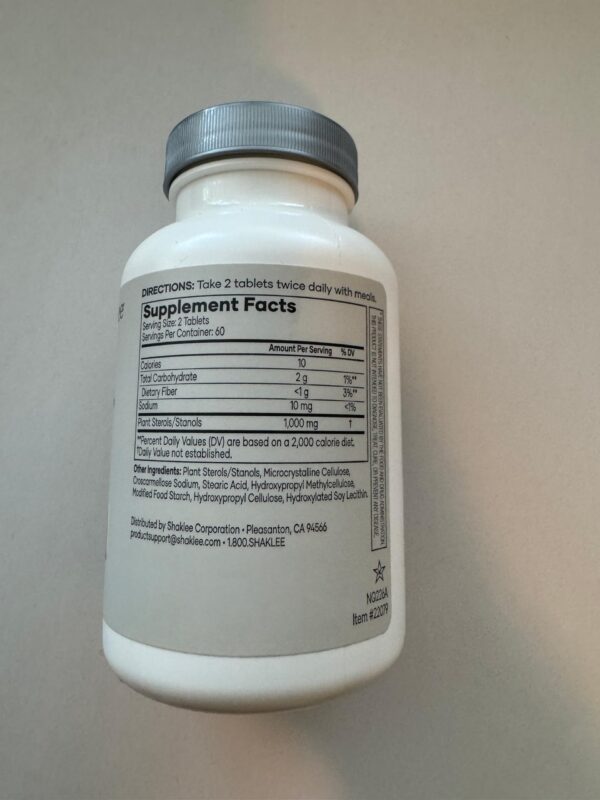 Version 1.0.0 Etiqueta y frasco de Shaklee Cholesterol Complex