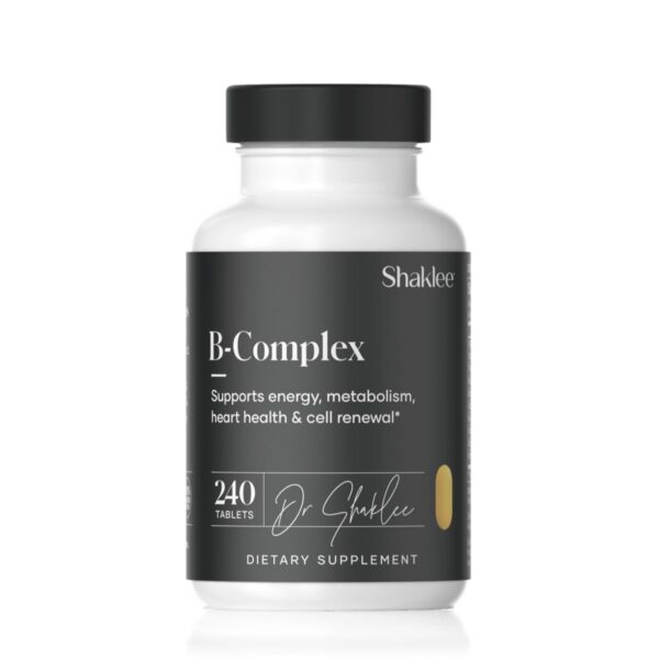 Shaklee complejo b tabletas paquete frontal 240 unidades