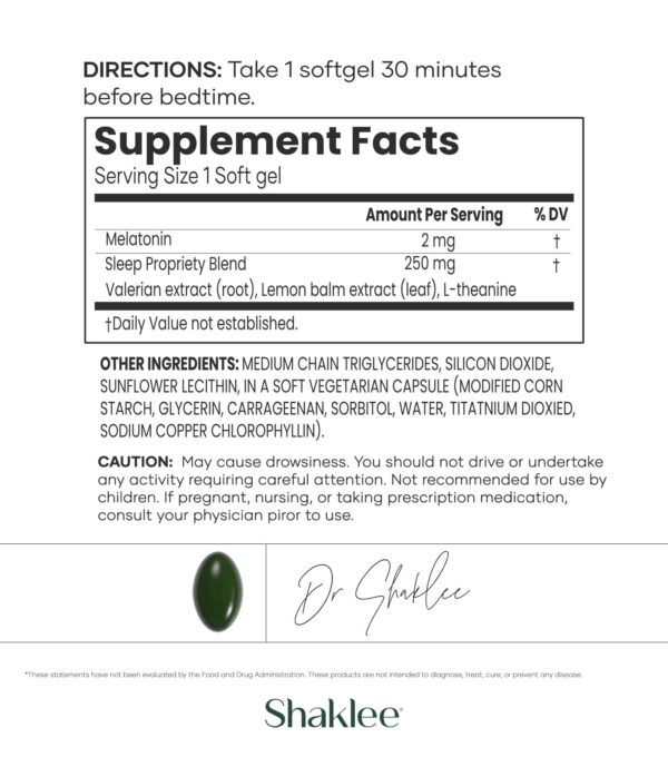 Caja Dream Serene y empaque