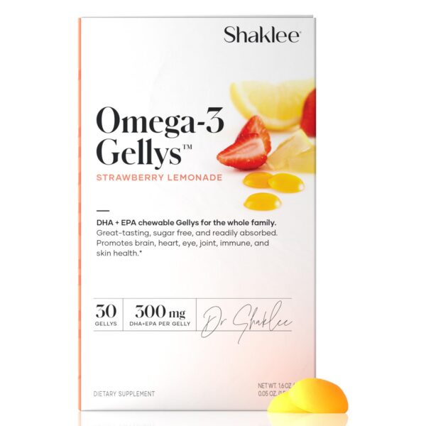 Shaklee Omega-3 Gellys frente de envase
