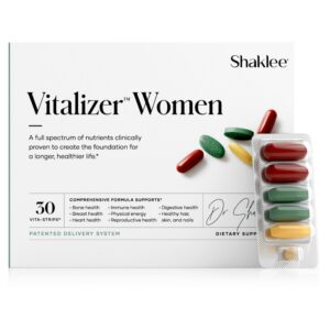 Version 1.0.0 Shaklee Vitalizer Women empaque frontal