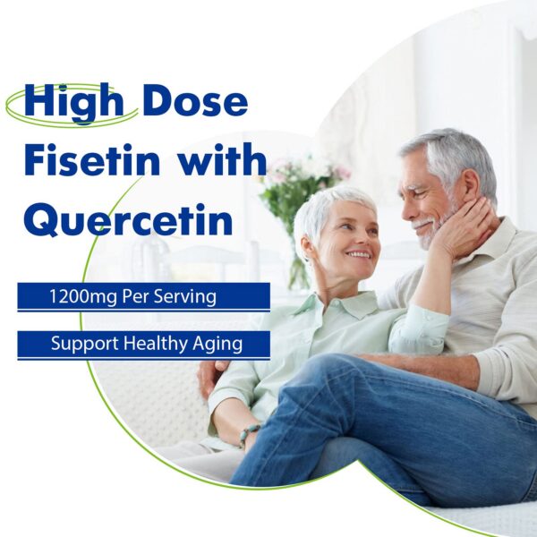 Cápsulas blandas de fisetina y quercetina
