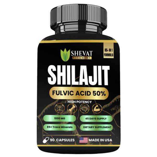 Etiqueta de Shilajit Himalaya cápsulas