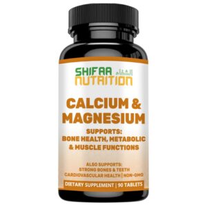 Version 1.0.0 SHIFAA NUTRITION Suplemento halal calcio magnesio etiqueta frontal
