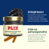 Shilajit con Ashwagandha y Fenogreco para equilibrio hormonal