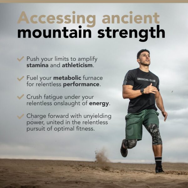 Vista del envase de Shilajit crudo