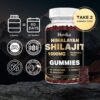 Version 1.0.0 Gomitas de shilajit en primer plano