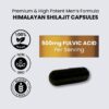 Shilajit Himalaya LIVS en cápsulas para vitalidad y resistencia masculina