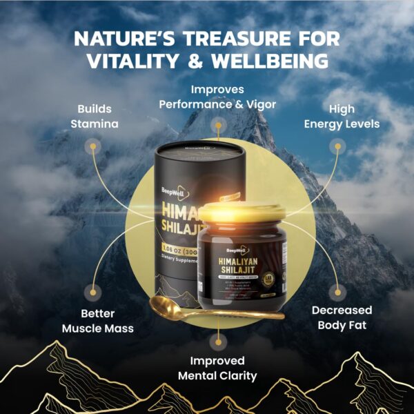 Shilajit Himalaya pura pegajosa rica en minerales