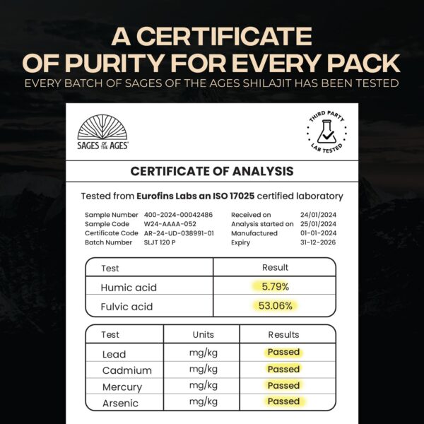 Shilajit Himalaya resina negra pura efecto curativo y energética