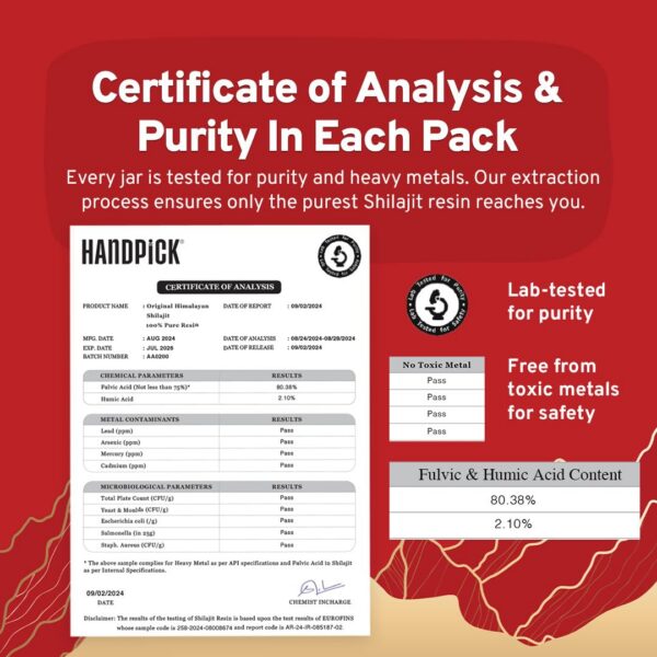 Shilajit del Himalaya ultra concentrado para bienestar