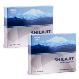 Shilajit natural Siberian Green tabletas Golden Shilajit 120 unidades