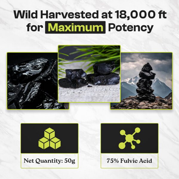 Detalle de la etiqueta con acido fulvico