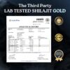 Version 1.0.0 Primer plano de resina Shilajit Gold
