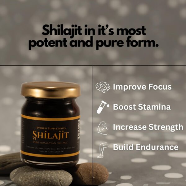 Frasco de Shilajit Himalayan resin