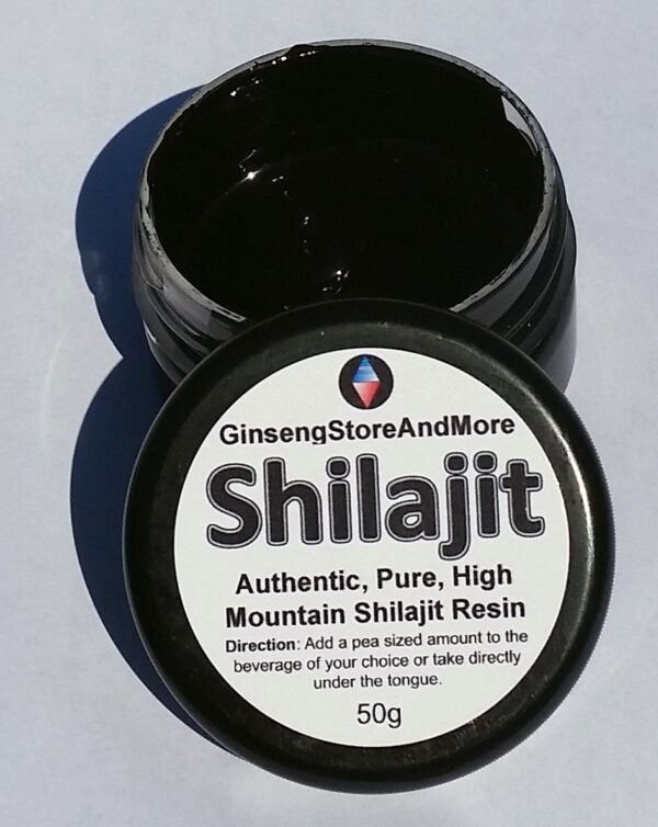 Version 1.0.0 Etiqueta de ingredientes del Shilajit