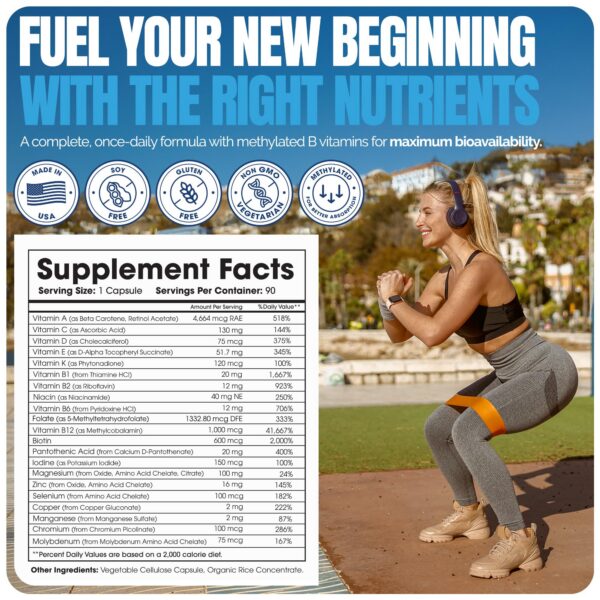 Version 1.0.0 Cápsula diaria del multivitamínico bariátrico